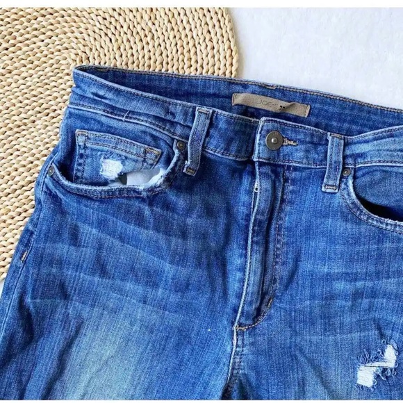 Joe's Jeans Penelope Distressed high rise skinny Jean Size 31 - Picture 3 of 7